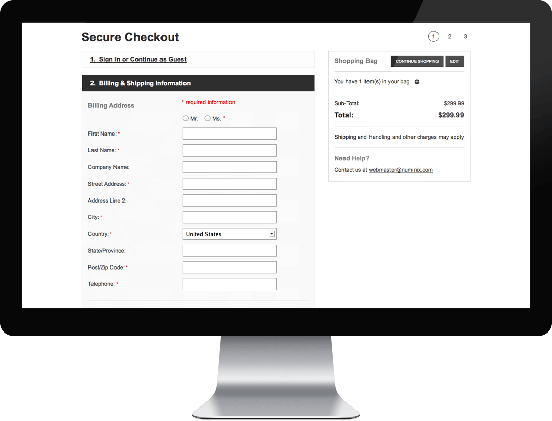 One Page Responsive Checkout for Zen Cart