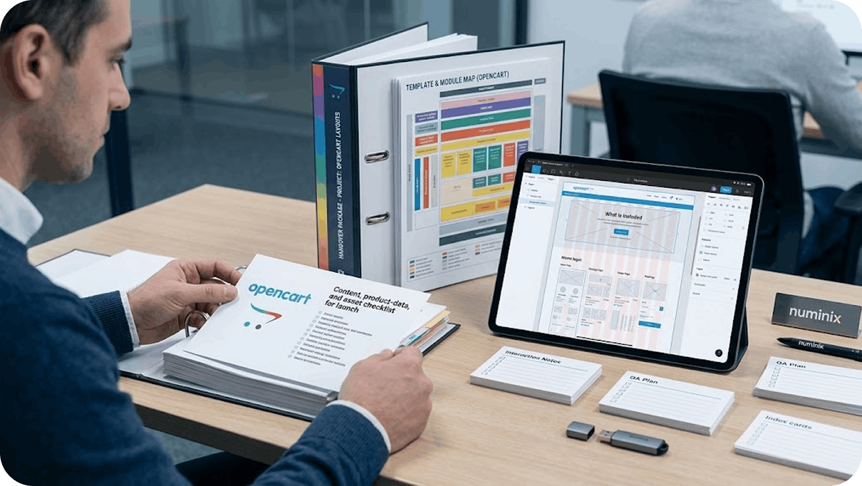 OpenCart design handover documentation