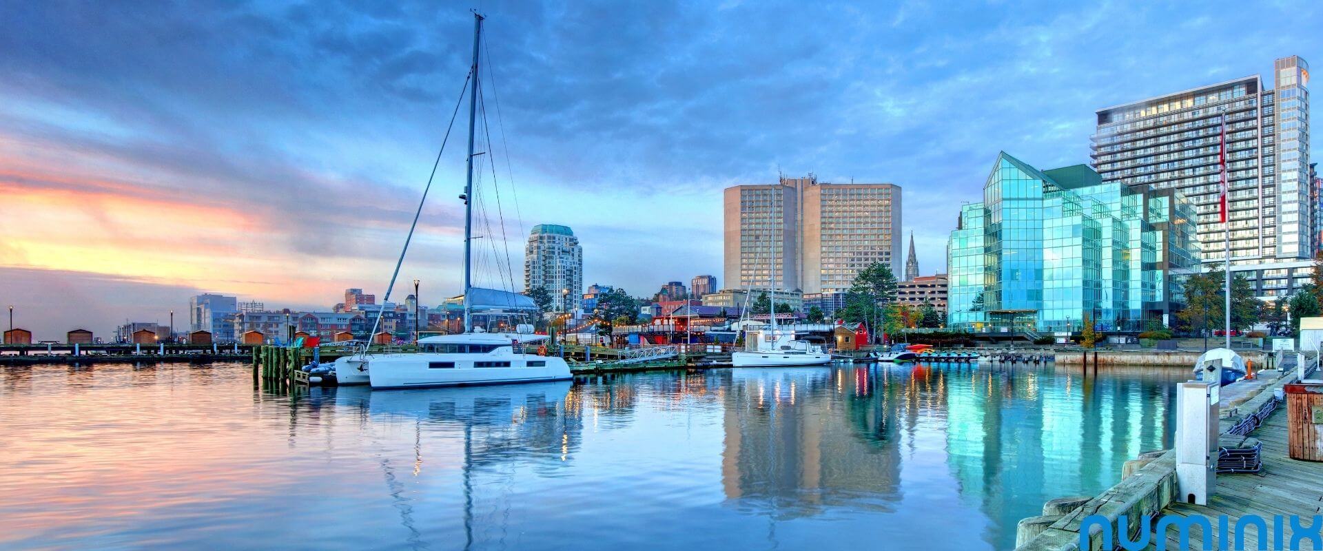 Halifax, Nova Scotia city skyline and waterfront