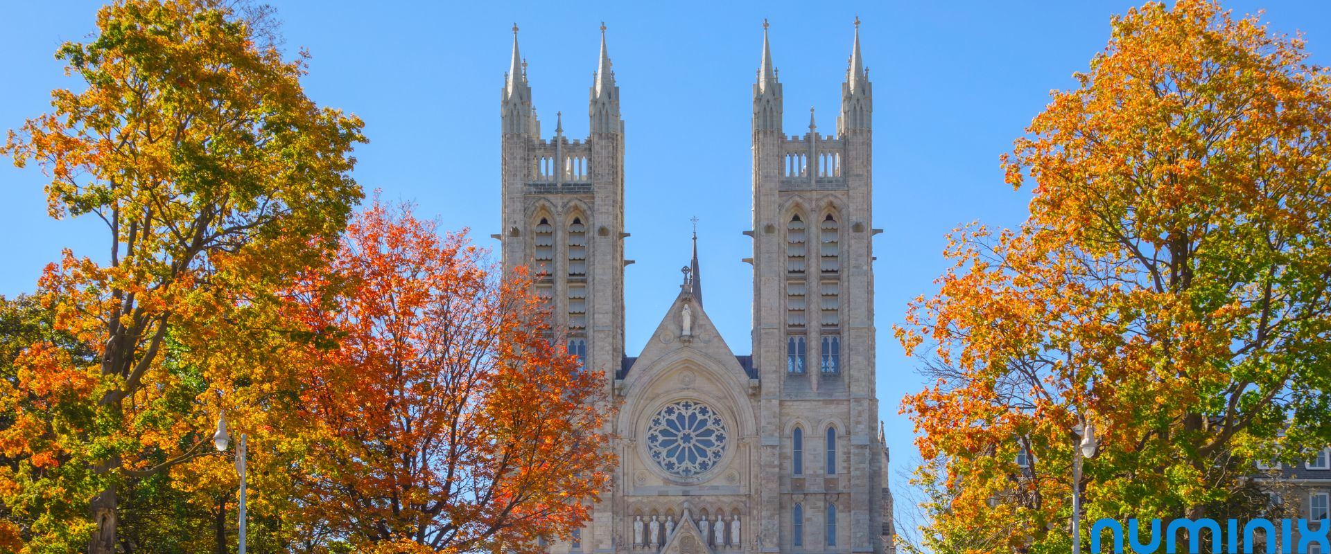 Guelph, Ontario city skyline and downtown area